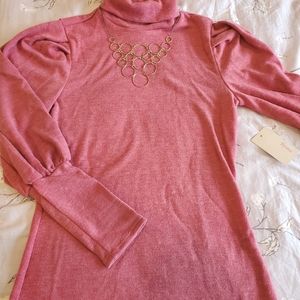 NWT Primi Mauve Turtleneck